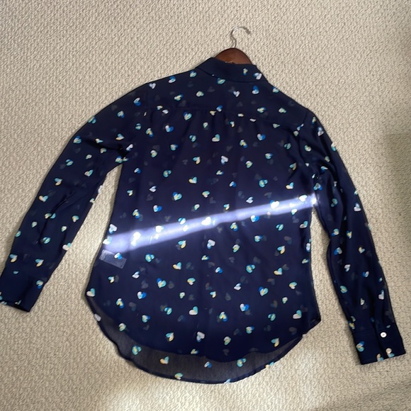 A new day sheer button up blouse - Picture 12 of 16